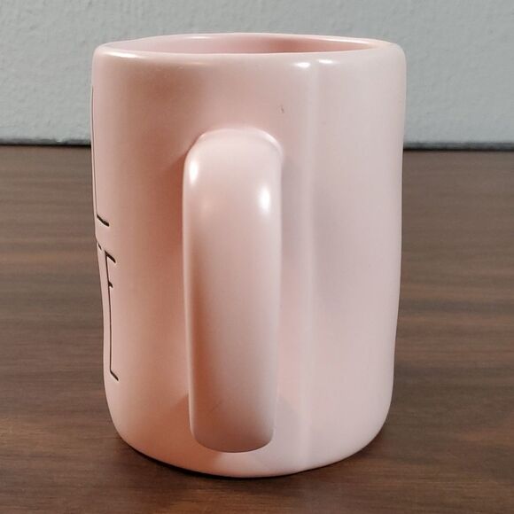 Rae Dunn Pink “SOUL MATE” Artisan Mug by Magenta ☕️ Quirky Shaped - Picture 2 of 7